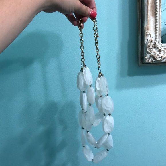 💕3for$15💕 White stone necklace - Picture 4 of 4